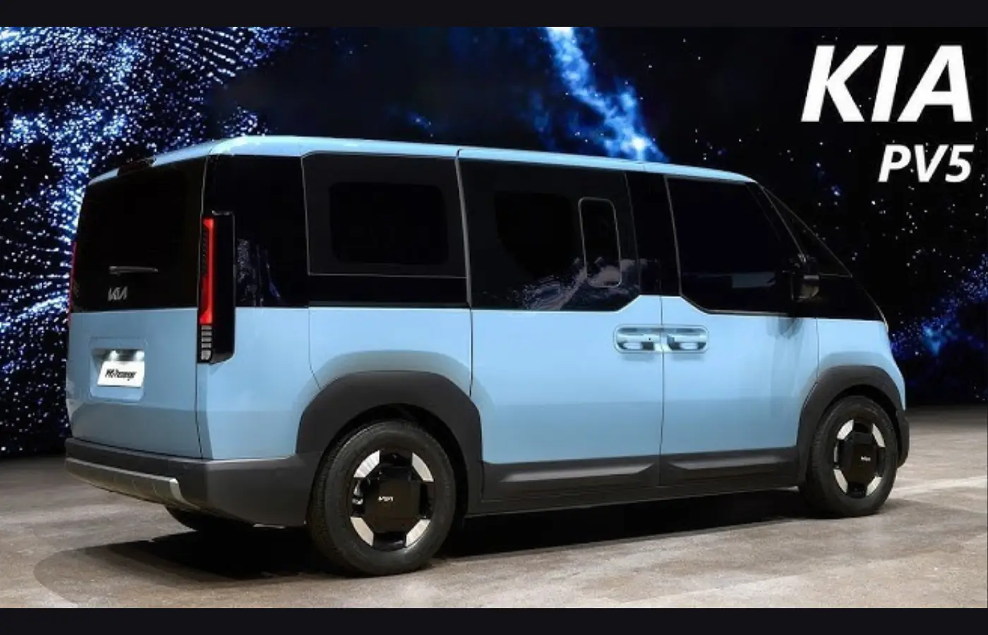 Kia reveals the PV5 in a teaser, spotlighting its advanced tech features. Featured Image